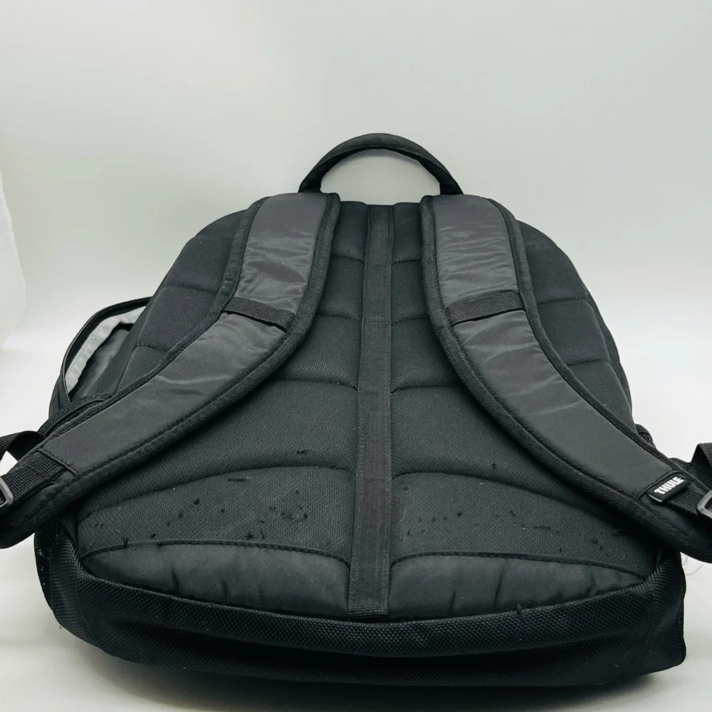 Thule Black Men's Backpack with White Logo